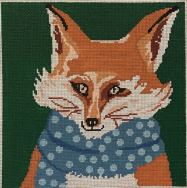 Fox with Scarf