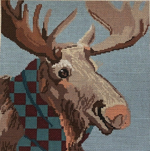 Moose with Scarf