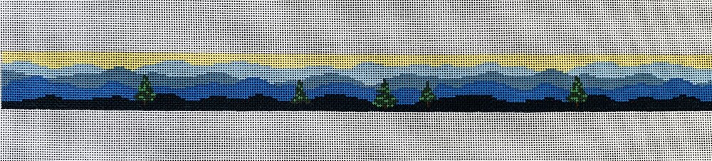 Blue Ridge With Trees Belt
