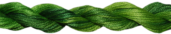 ThreadworX Overdyed Floss | 1047 Tropical Green