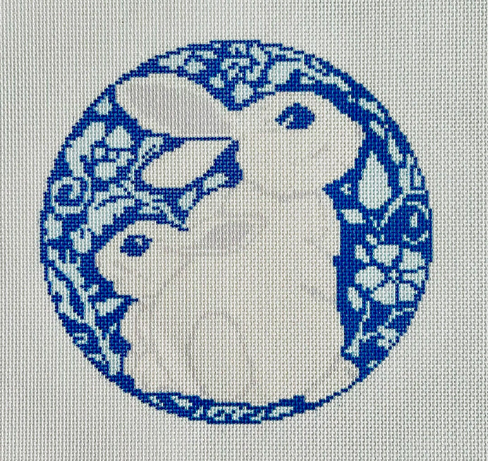 Blue and White Bunnies