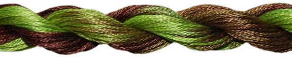 ThreadworX Overdyed Floss | 10362 Green Applewood