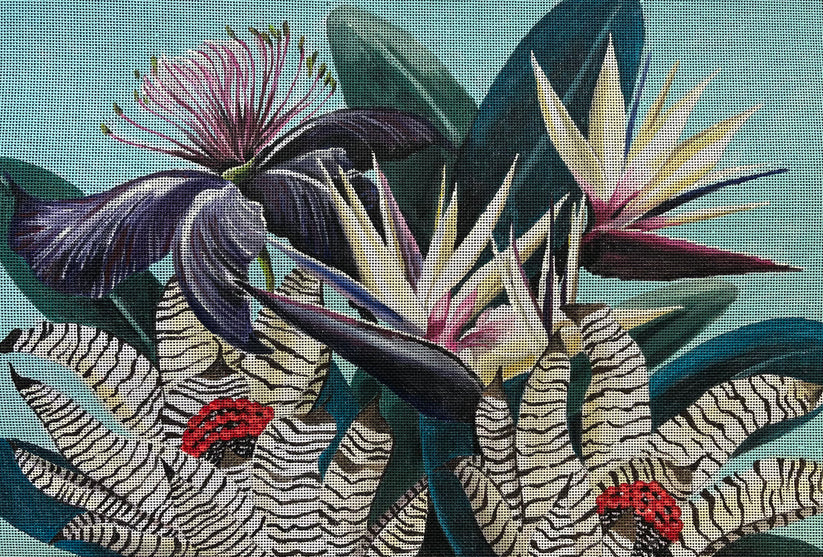 Birds of Paradise Turquoise