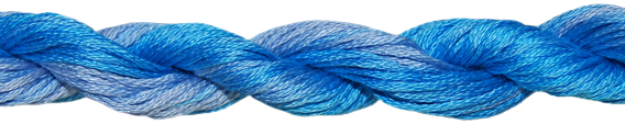 ThreadworX Overdyed Floss | 10160 Blueberry Ice