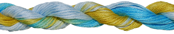 ThreadworX Overdyed Floss | 10130 Marbled Frosting
