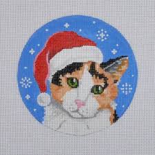 Calico Cat Santa