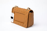 Camel Luxury Leather Purse - The Efsun Collection