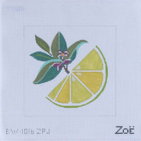 A Slice of Lime Kit - Carrie Out Needlepoint Kit