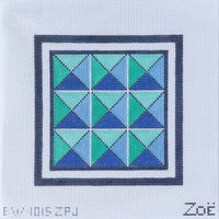 Sea Glass Tiles Kit - Carrie Out Needlepoint Kit