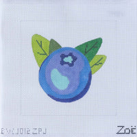 Single Blueberry Kit - Carrie Out Needlepoint Kit