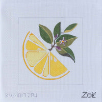 A Slice of Lemon Kit - Carrie Out Needlepoint Kit