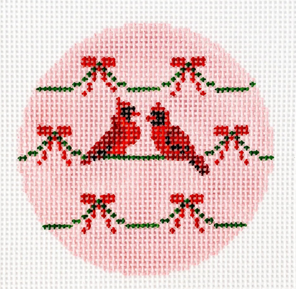 Pink Cardinal Round