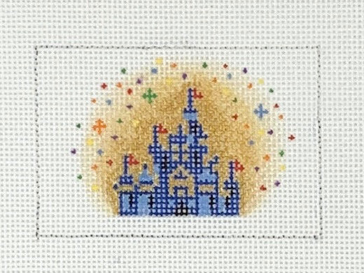 Castle with Stars Luggage Tag