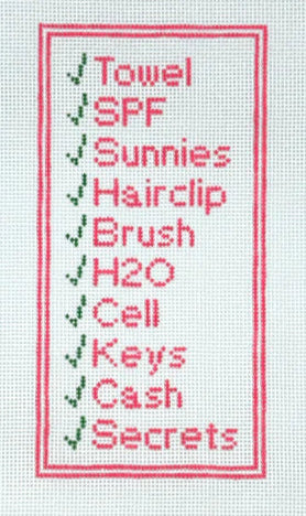 Summer Checklist - Pink