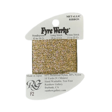 Fyre Werks Metallic Ribbon | F02 Gold