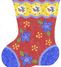 BLUE DOT/FLOWER MINI SOCK