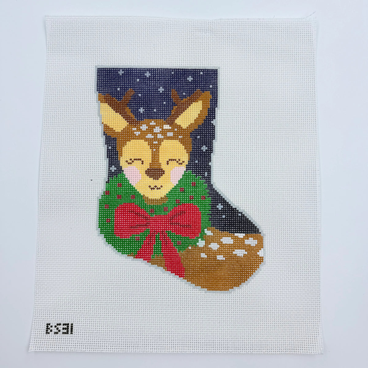Dasher the Fun Reindeer Midsize Stocking Canvas