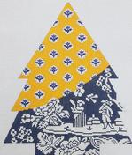 YELLOW/BLUE TOILE TREE