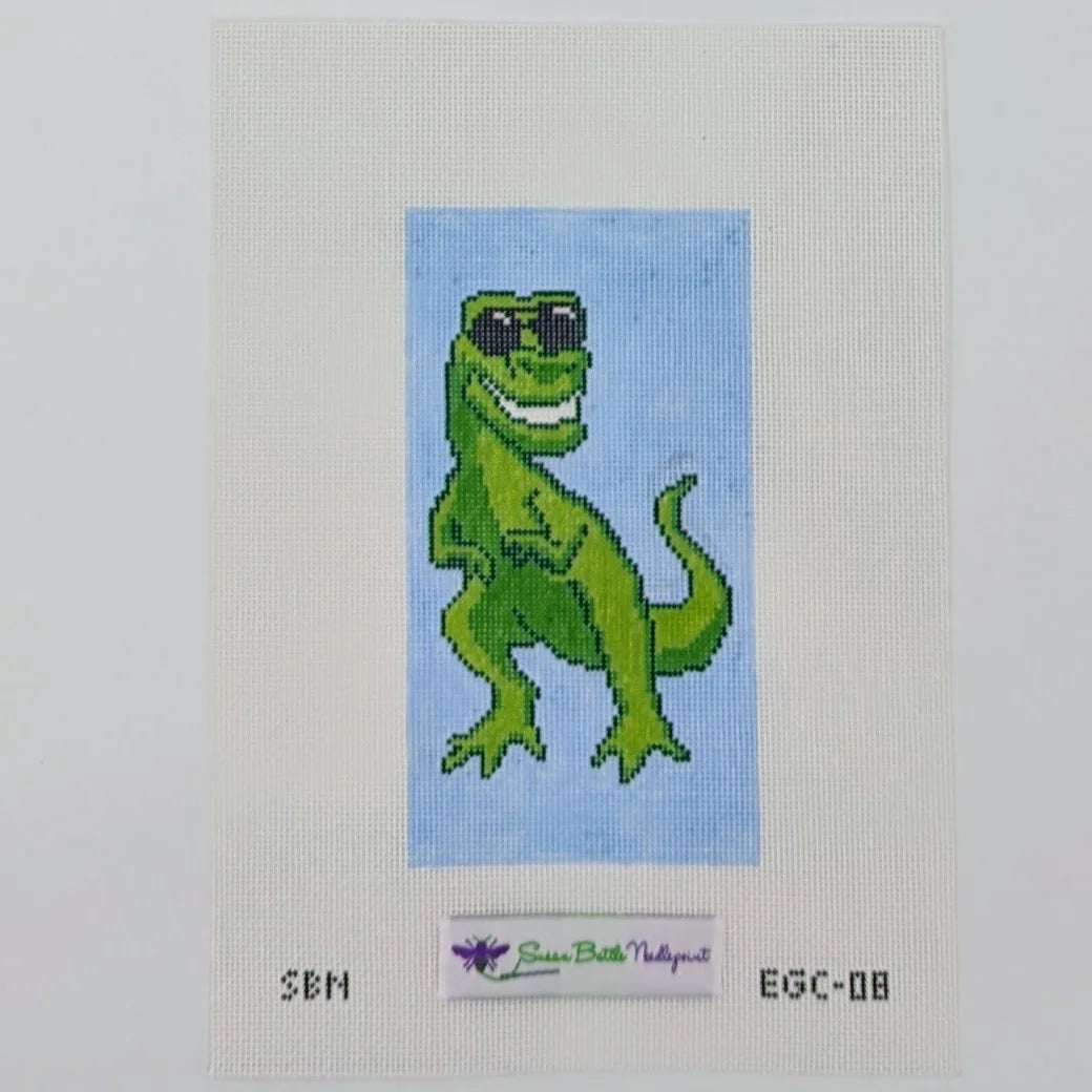 T-Rex w/ Glasses Eyeglass Case