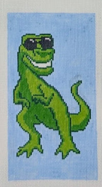 T-Rex with Shades Eyeglass Case