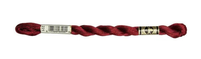 DMC Pearl Cotton | 221 Mars Red