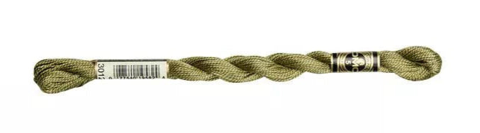 DMC Pearl Cotton | 3012 Dried Moss