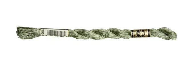 DMC Pearl Cotton | 3053 Avocado