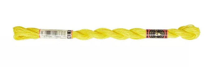 DMC Pearl Cotton | 307 Lemon