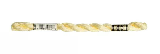 DMC Pearl Cotton | 3078 Buttermilk