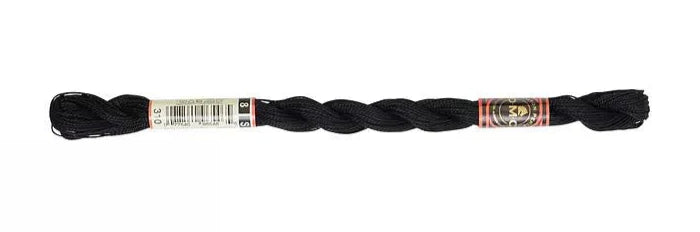 DMC Pearl Cotton | 310 Metallic Black
