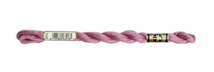 DMC Pearl Cotton | 316 Metallic Heather