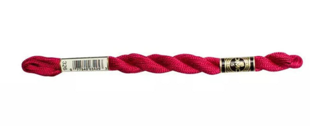 DMC Pearl Cotton | 326 Rhubarb