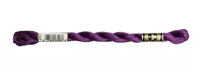 DMC Pearl Cotton | 327 Dark Purple