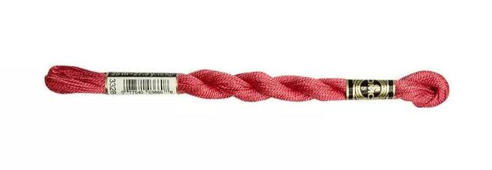 DMC Pearl Cotton | 3328 Amaranth