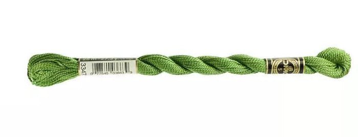 DMC Pearl Cotton | 3347 Asparagus