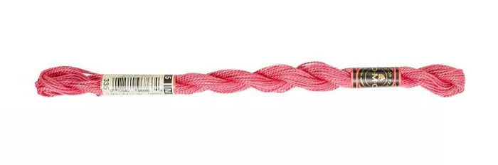 DMC Pearl Cotton | 335 Dark Pink