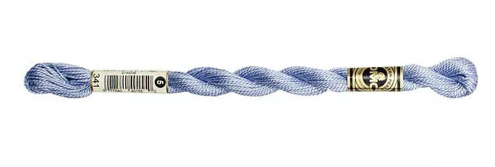 DMC Pearl Cotton | 341 Hydrangea Blue