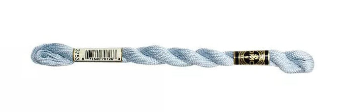 DMC Pearl Cotton | 3753 Moonlight Blue