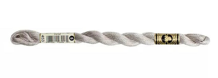 DMC Pearl Cotton | 453 Dove Gray