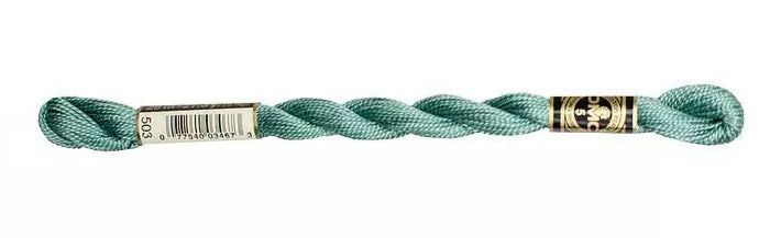 DMC Pearl Cotton | 503 Thyme Green