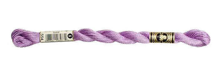 DMC Pearl Cotton | 554 Pastel Purple