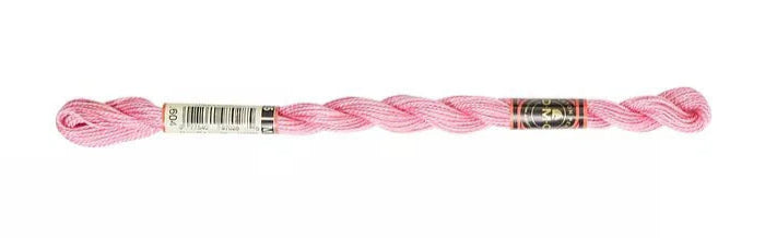 DMC Pearl Cotton | 604 Pink Hyacinth