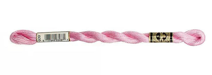 DMC Pearl Cotton | 605 Rosebud