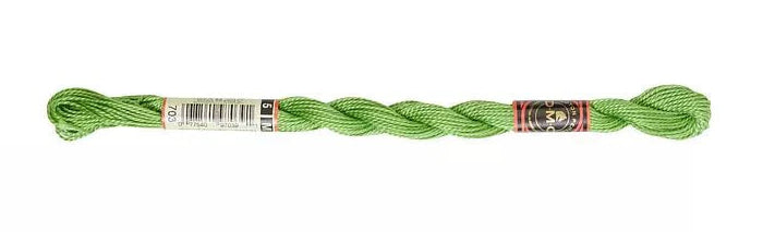 DMC Pearl Cotton | 703 Metallic Spring Green