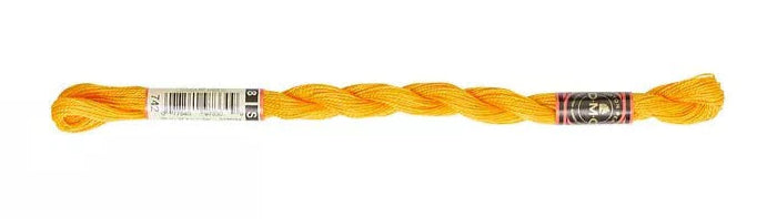DMC Pearl Cotton | 742 Clementine