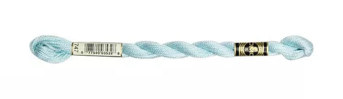 DMC Pearl Cotton | 747 Pearlecent Blue Sea Mist