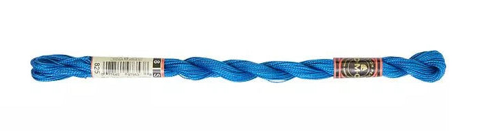 DMC Pearl Cotton | 825 Metallic Gentian Blue