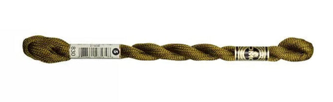 DMC Pearl Cotton | 830 Cork Oak