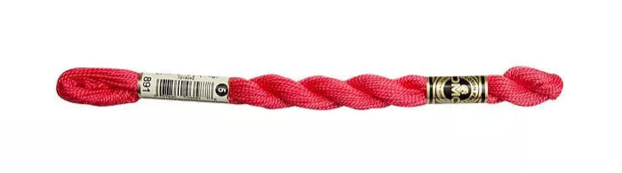 DMC Pearl Cotton | 891 Geranium