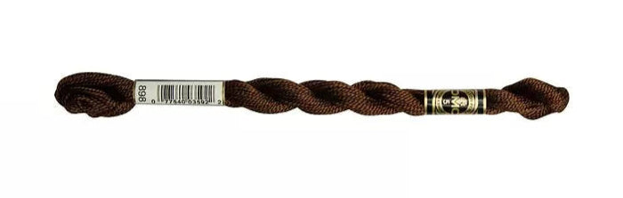 DMC Pearl Cotton | 898 Metallic Ferret